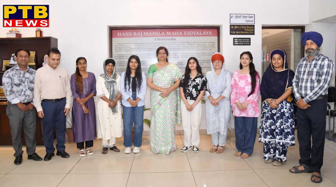 एच.एम.वी. की म्यूजिक़ वोकल की छात्राओं ने गुरु नानक देव यूनिवर्सिटी की परीक्षाओं में शानदार प्रदर्शन कर संस्थान का नाम किया रोशन,