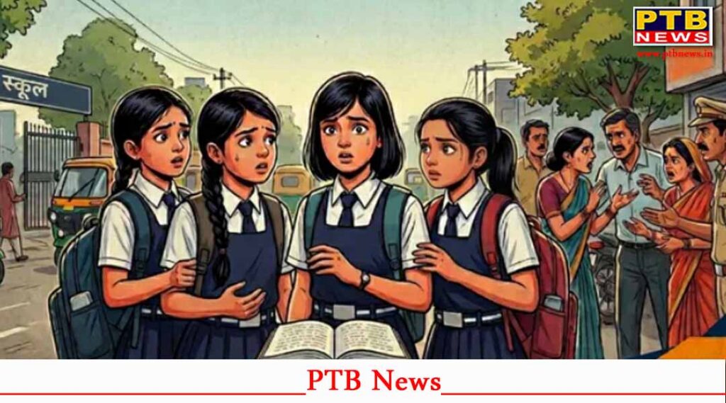 jalandhar School Girl Student missing police cctv footage