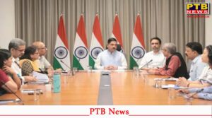 pralhad joshi took charge as new education minister and convened meeting delhi