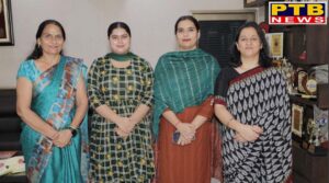 Saloni Sharma of PCMSD College for Women, Jalandhar bagged first position in the University in MSc Fashion Designing Semester-II
