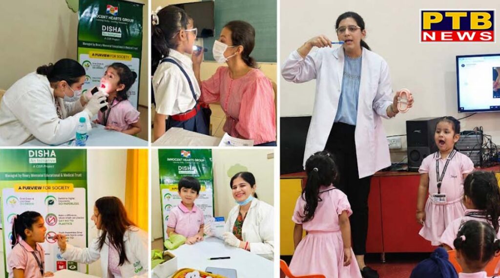 Innocent Hearts School Encourages Healthy Smiles with Free Dental Check-up Camp at its all campuses