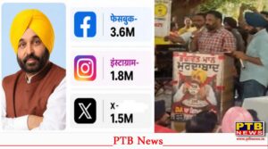 punjab employees digital strike CM Punjab Bhagwant mann Social Media Account