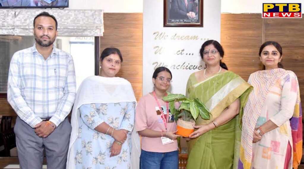 HMV Mathematics Student Tops GNDU Merit List