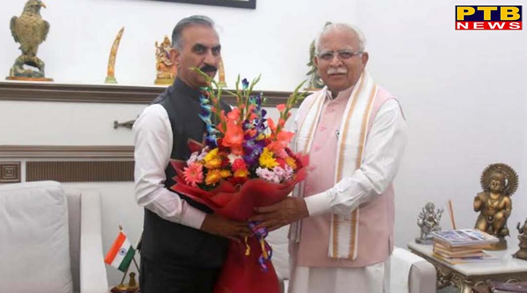 मुख्यमंत्री सुखविन्द्र सिंह सुक्खू ने केंद्रीय ऊर्जा मंत्री मनोहर लाल से की भेंट,