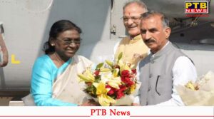 CM Sukhu welcomed President Murmu upon her arrival in Himachal the President awarded degrees to doctors from AIIMS Bilaspur