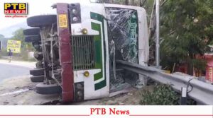 hrtc bus en route from manali to pathankot meets with big accident 6 injured
