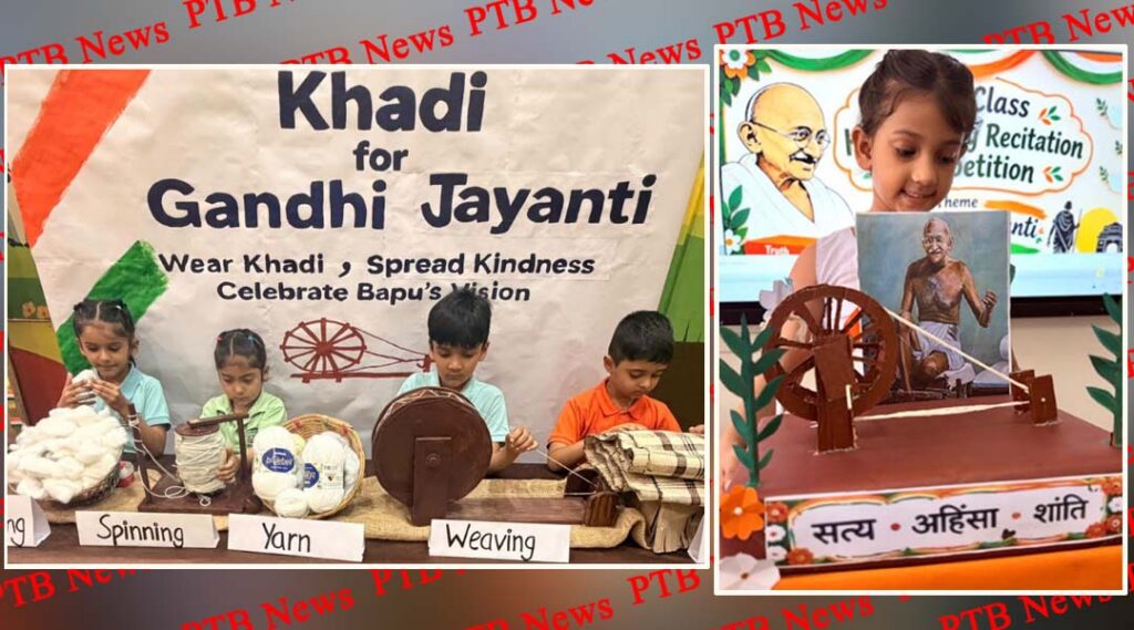 Ivy World School Celebrates Gandhi Jayanti with a Meaningful Swadeshi and Sustainability Experience