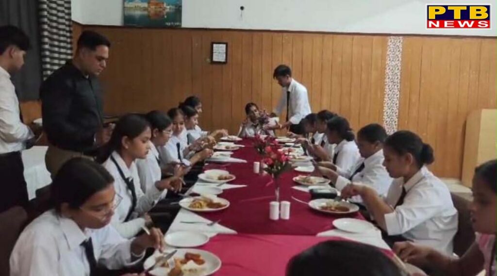 Dining Etiquette Training Session Held for 1st Sem Students at St. Soldier Hotel Management